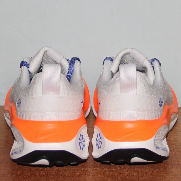 Nike ReactX Infinity Run 4 Blueprint Running Mens 7 White Blue Orange - Picture 5 of 7